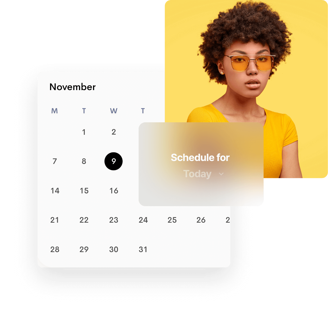 Create, Schedule, Publish.